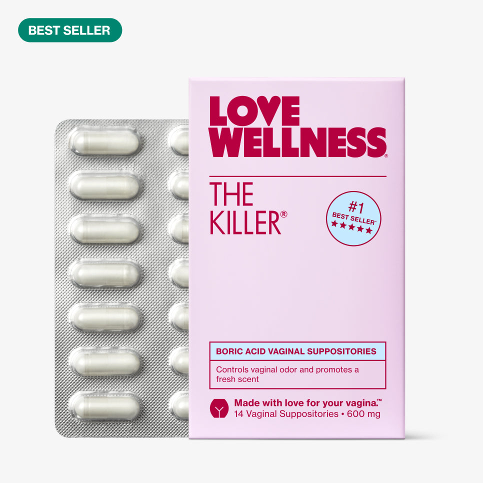 Love Wellness The Killer Boric Acid Suppositories - 14ct Love Wellness The Killer Boric Acid Suppositories - 14ct