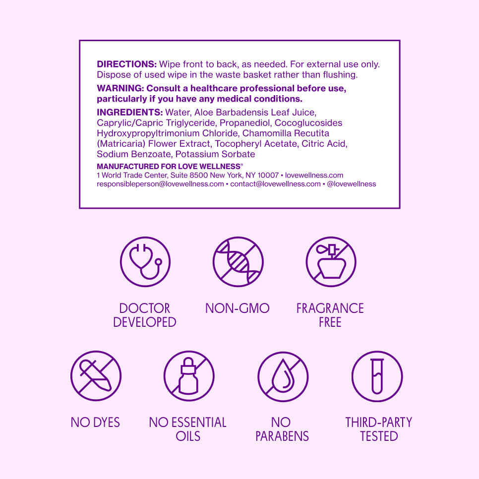 pH Balanced Wipes™ Travel Size