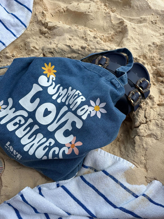 Love Wellness Denim Tote