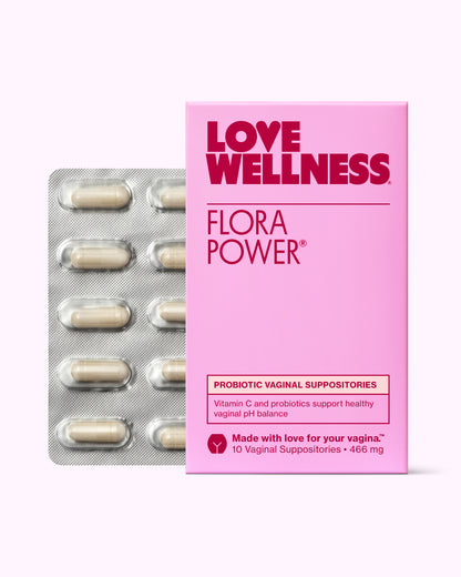 Flora Power® Vaginal Probiotic Suppositories