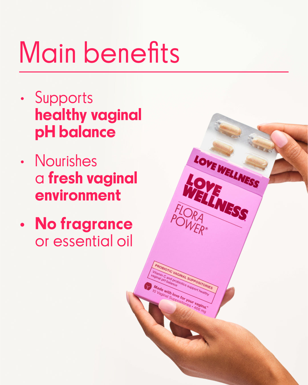 Flora Power® Vaginal Probiotic Suppositories