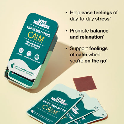 Calm* Quick Melt Strips - 1 Pack