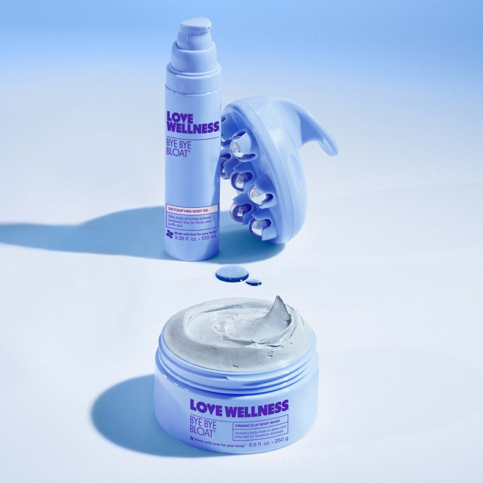 Shop Bye Bye Bloat Mask | Firming Clay Body Mask – Love Wellness