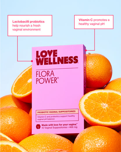 Flora Power® Vaginal Probiotic Suppositories