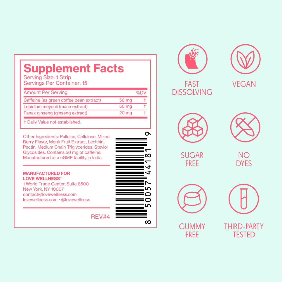 ENERGY* Quick Melt Strips