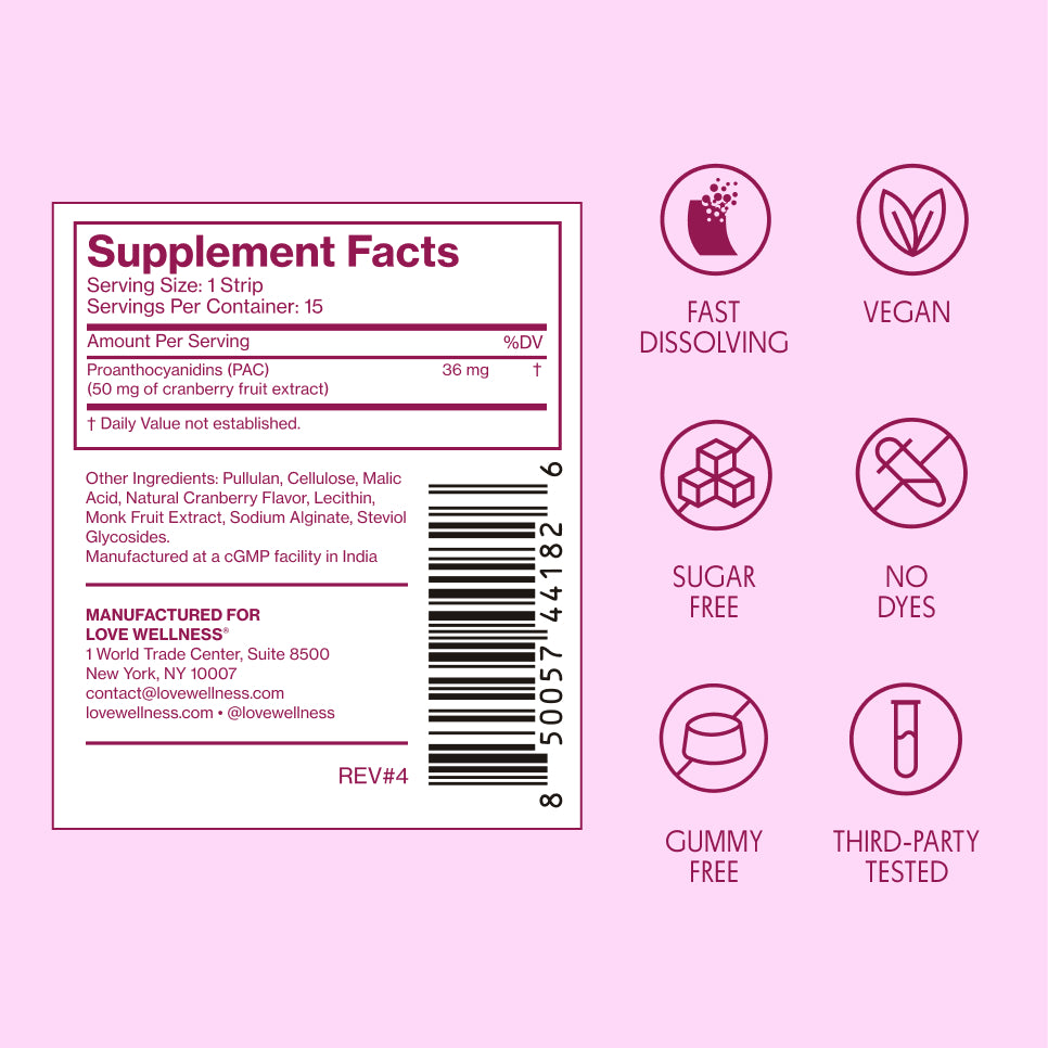 URINARY TRACT* Quick Melt Strips