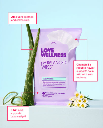 pH Balanced Wipes™ Travel Size