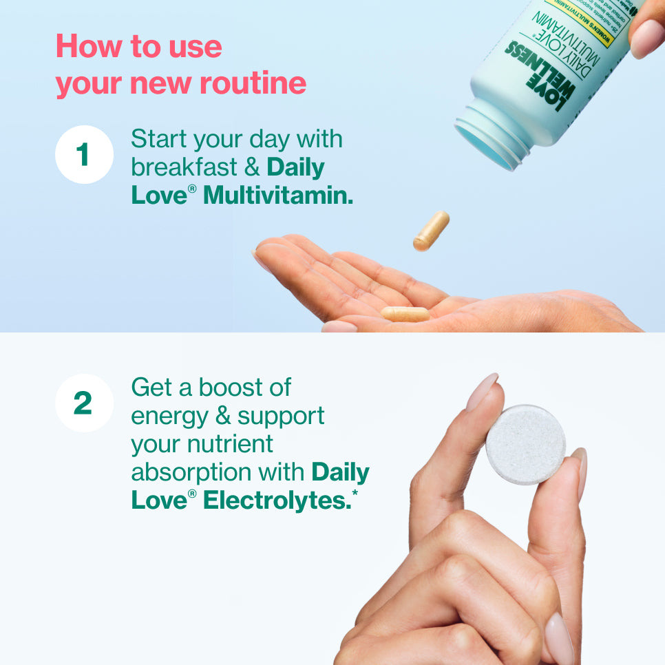 Get Started: Daily Vitamins & Hydration Routine