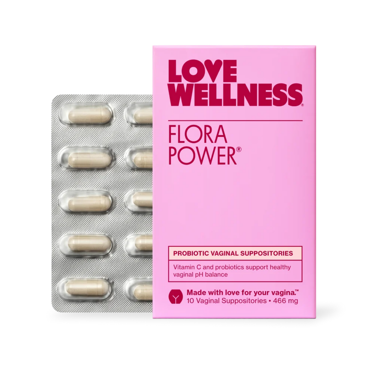 Flora Power® Vaginal Probiotic Suppositories