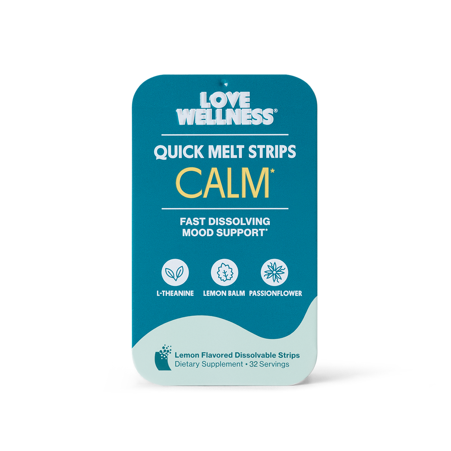 Calm* Quick Melt Strips - 1 Pack