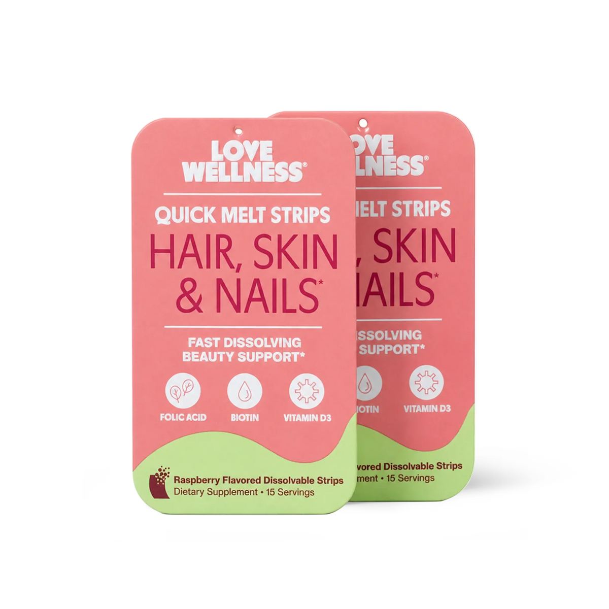 HAIR, SKIN & NAILS* Quick Melt Strips
