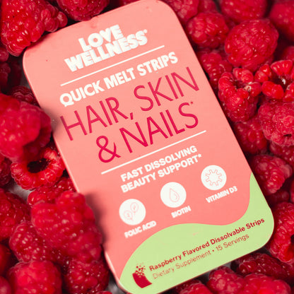 HAIR, SKIN & NAILS* Quick Melt Strips